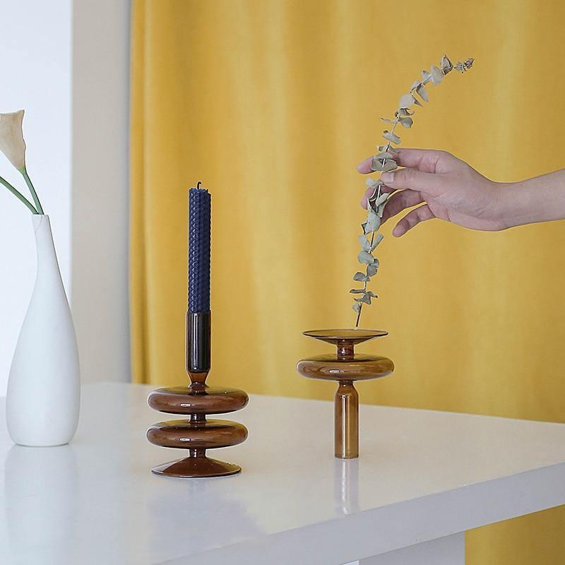 Fall Harvest Candle Stick Holders